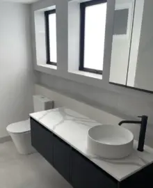 A brand new bathroom
